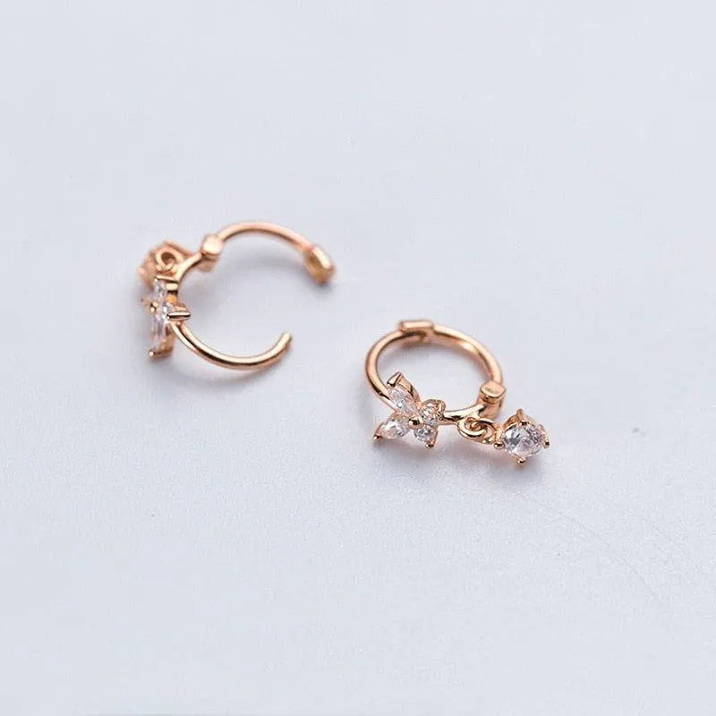 Blingfly Mini Drop Hoops